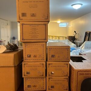 Large Lot of Boyds Dolls-Never opened